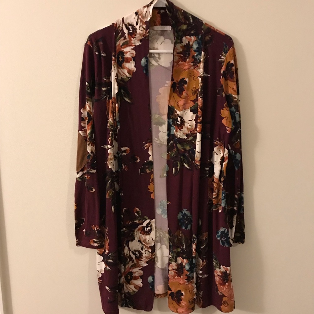 Floral cardigan
